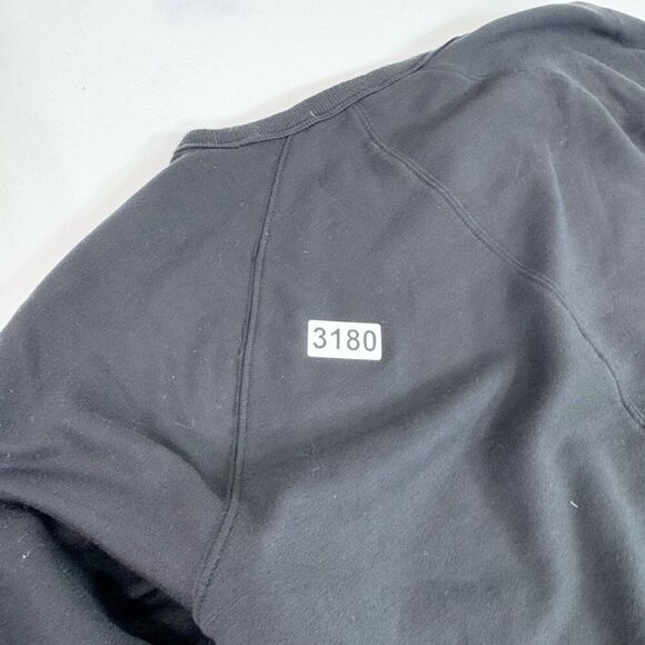 Athleta Top Womens Medium Black Long Sleeve Thumbhole Sweatshirt Material - Picture 7 of 9